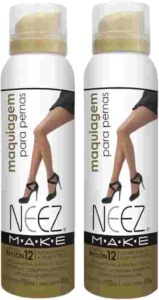 Kit Maquiagem Para Pernas Pele Clara Neez Make 2 unidades 150ml A Prova D'água