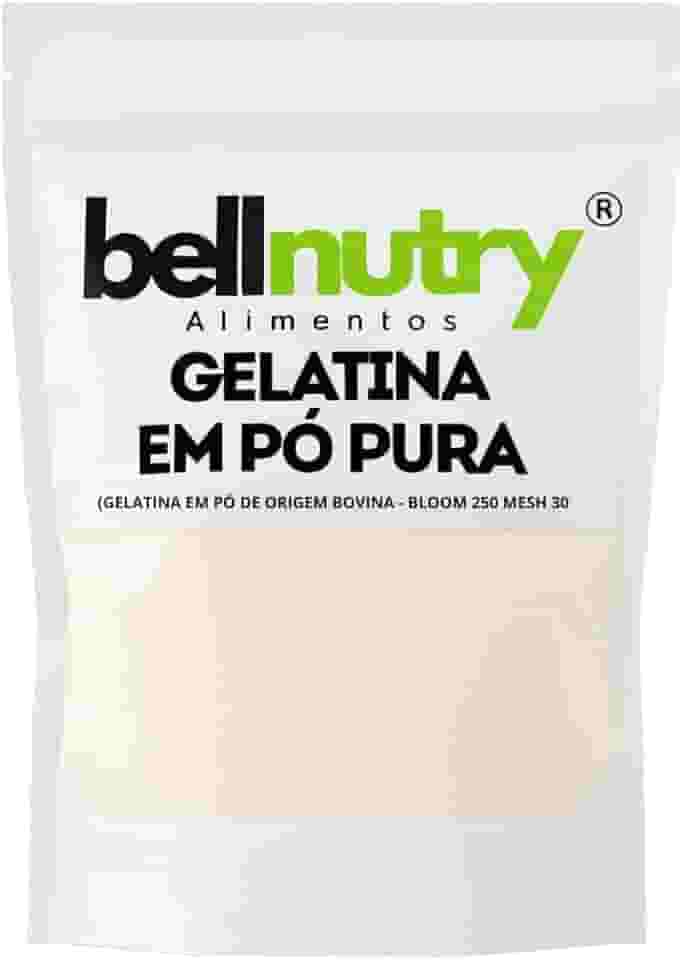 Gelatina Colageno Puro Natural Rica Em Proteina 1kg - Bellnutry Alimentos