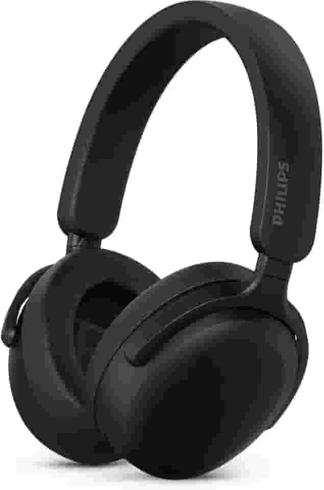PHILIPS, Headphone Bluetooth, TAH2300BK/00, Com Microfone, Até 55 horas de bateria, Design Over-ear, Dobrável, Preto