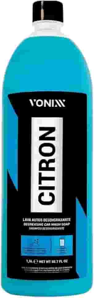 Citron Shampoo Desengraxante 1,5L – Limpeza Pesada, Remove Sujeiras e Gorduras, Alto Rendimento, Ideal para Pré-Lavagem, Chassis, Rodas, Motores, Plásticos e Pintura Automotiva, pH Alcalino
