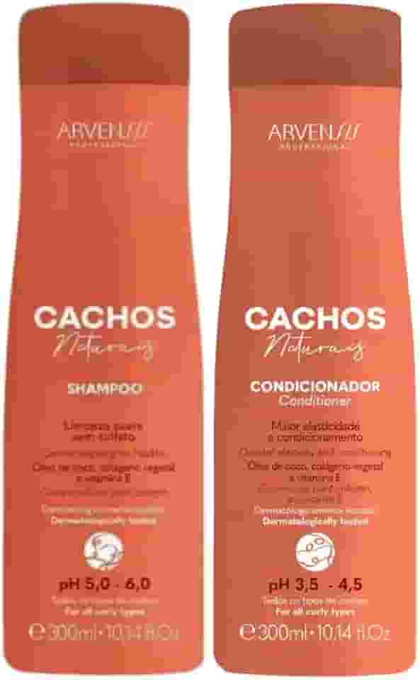 Kit Arvensis Cachos Naturais Shampoo + Condicionador - 300ml