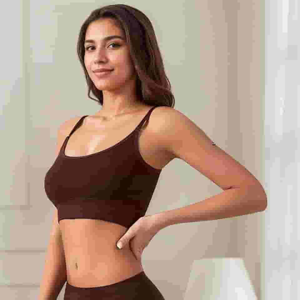 Blusa feminina sem costura plus size inferior colete de beleza sem marcas sexy beleza nas costas