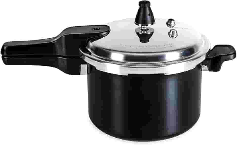 Brinox - Panela de Pressão Ceramic Life Super com Fundo de Indução 4,2L - Preto