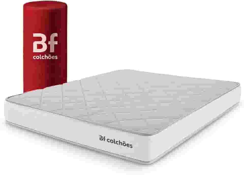 Colchão Viúva de Espuma D33 a Vácuo 128x188cm BF Colchões