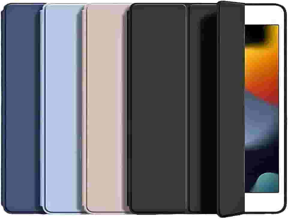 Capa Compatível com iPad 9ª Geração 10.2" 10.5" Polegadas Capa Para Tablet Proteção Com Tampa Magnética Case Ipad 9 FONSES (AZUL CLARO)
