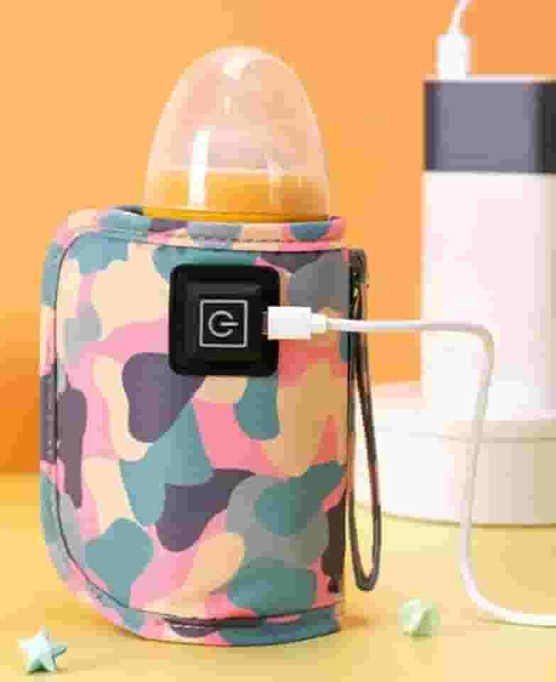 Aquecedor 3 Niveis Mamadeira Veiculo/carro Usb Portátil (Rosa)