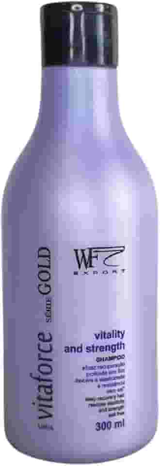 Shampoo para Cabelos com Queda Fragilizado Quebradiço Danificado Pós Progressiva WF Vitaforce 300ml