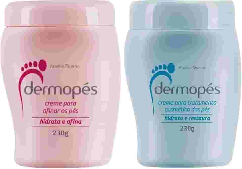 Kit Creme Dermopés Restaura e Afina Spa dos Pés Abelha Rainha 230g Cada