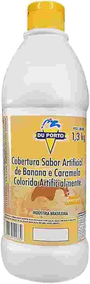 Cobertura Para Sorvetes Sobremesas Bebidas Vários Sabores 1,3kg (Banana Caramelizada)