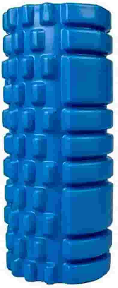 Rolo Massagem Liberação Miofascial Foam Roller Soltura Yoga Pilates - Azul