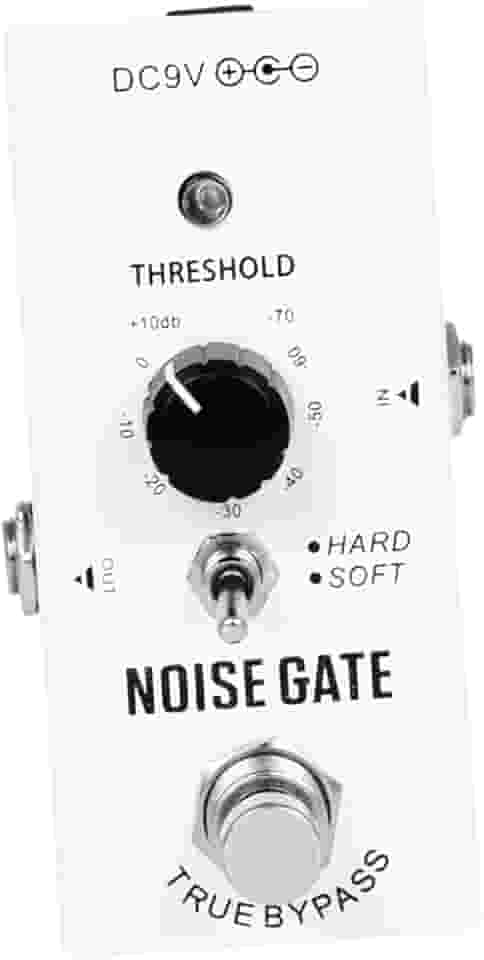 Almencla Noise Gate Pedal Noise Killer Pedais para Som Guitarra Elétrica Baixo Elétrico