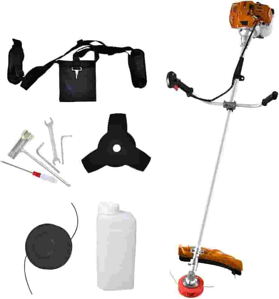 Roçadeira À Gasolina c/Lâmina e Carretel 1,7HP 2t 42.7CC SKIM4200 Intech Machine