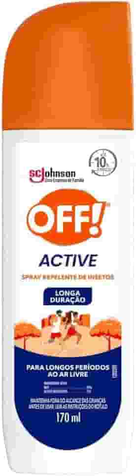 OFF! Active Spray Repelente de Insetos e Mosquitos, 170ml