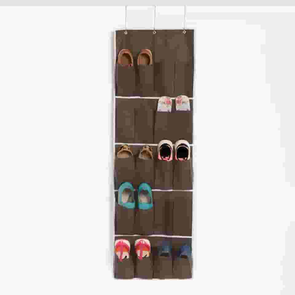 Sapateira de Pendurar Atras da Porta (Chumbo, 20 Divisórias)