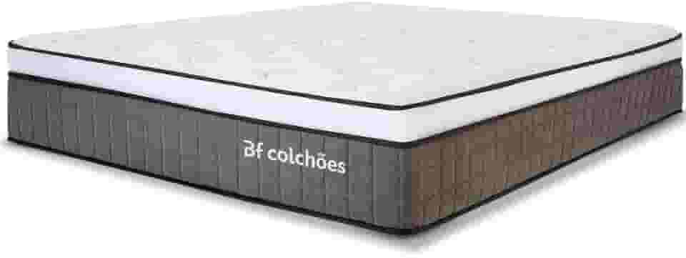 Colchão Casal Molas Ensacadas Espuma D33 Firme e Pillow de Visco Power Sleep 138x188cm - BF Colchões