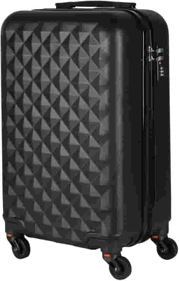 Mala de Bordo em ABS Com 4 Rodas 360 - Roncalli Alemanha Cor:Preto