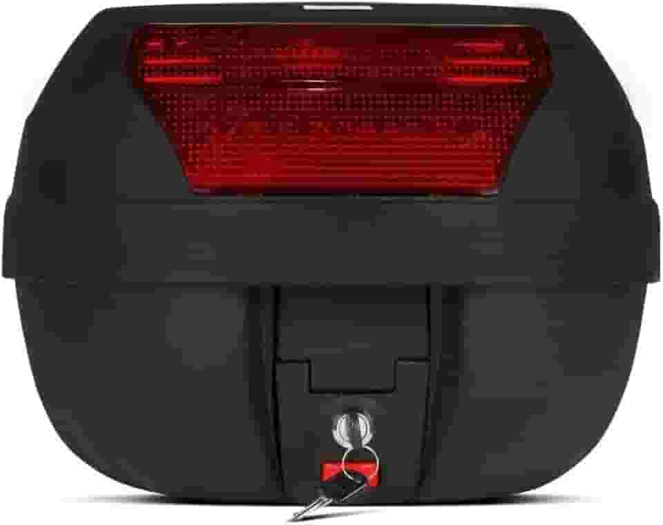 Baú Para Moto 28 Litros | Inclui Suporte E Kit De FixaçãO | Base Universal