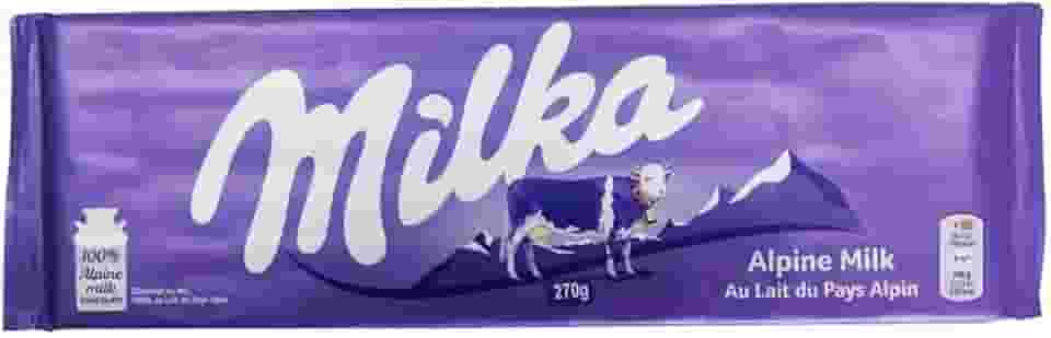 Chocolate Milka Ao Leite Alpine 270G