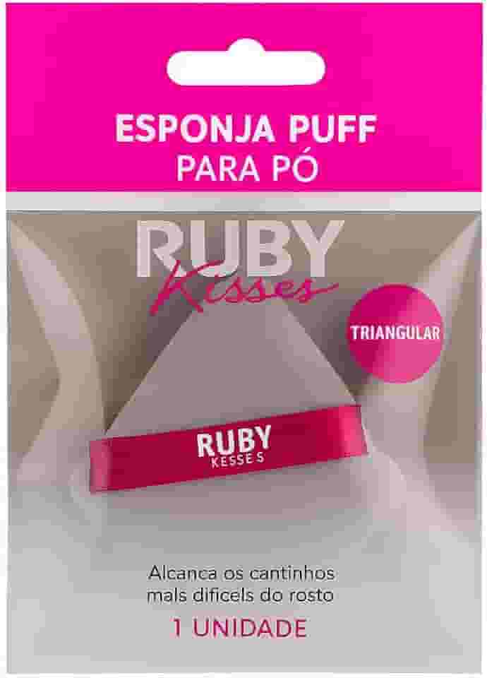 Esponja Puff para Pó Triangular - Ruby Kisses