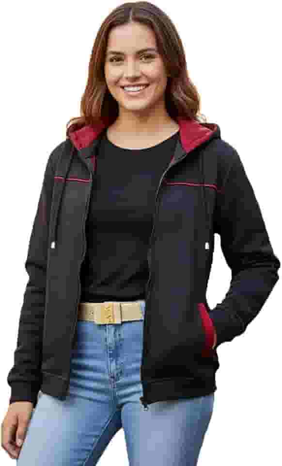 Casaco de frio Moletom Grosso Todo Forrado Feminino