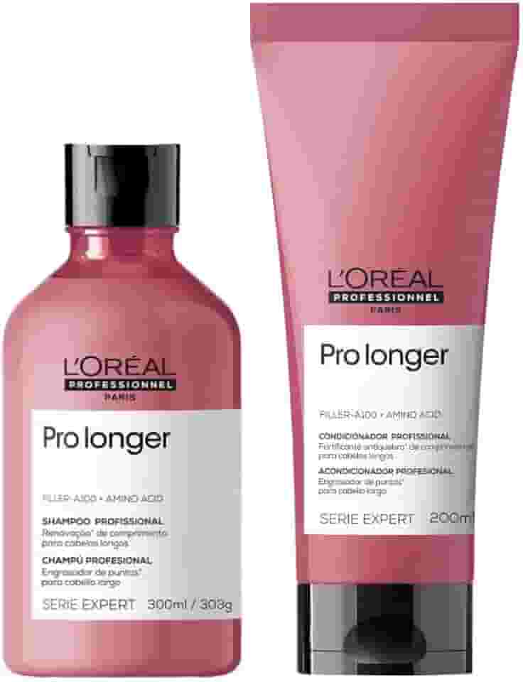 KIT LOREAL PRO LONGER SHAMPOO 300ML+CONDICIONADOR 200ML