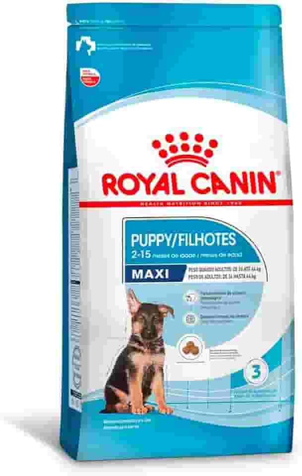 Ração Seca Royal Canin Maxi Puppy para Cães Filhotes de Porte Grande - 12Kg
