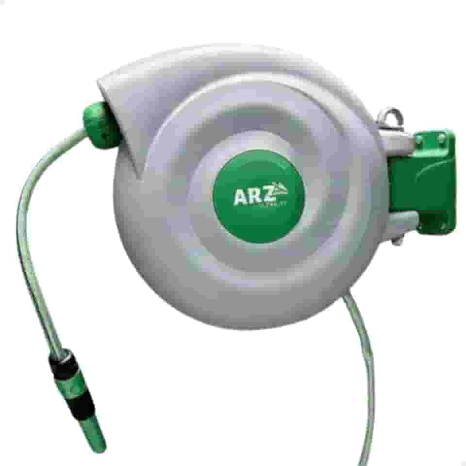 ARZ Enrolador com Mangueira de 20 metros Carretel Retratil para Jardim Suporte para Montagem na Parede