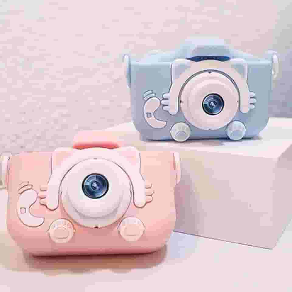 Câmera Digital Infantil Foto Vídeo e Jogos (Rosa)