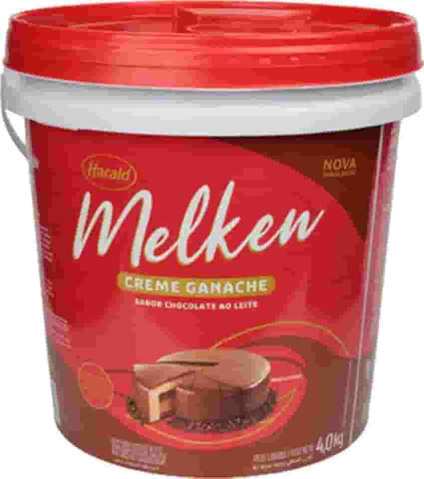 Creme Ganache Chocolate ao Leite 4Kg Melken Harald