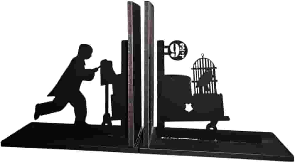 Fábrica Geek Aparador de Livros Plataforma Inspirado em Harry o Mago do Castelo Aparador de Livros Potter Head