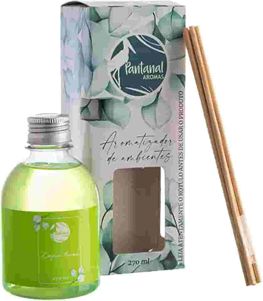 Pantanal Aromas - Difusor de aromas Bem-estar- Capim limão 270 ml