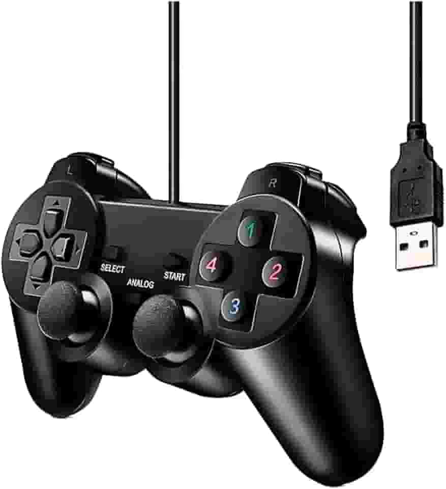 Controle Usb para PC Computador Notebook Joystick Dualshock Analógico - Feir FR-202