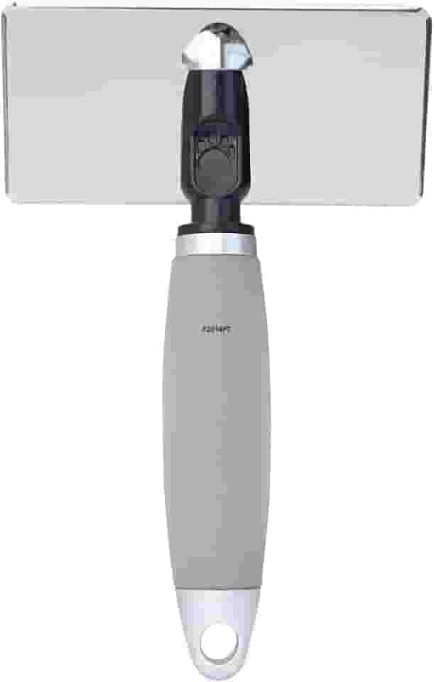 GermanHart Rasqueadeira Tamanho G Cabo Gel Para Pets para Cães, Grande, Cinza