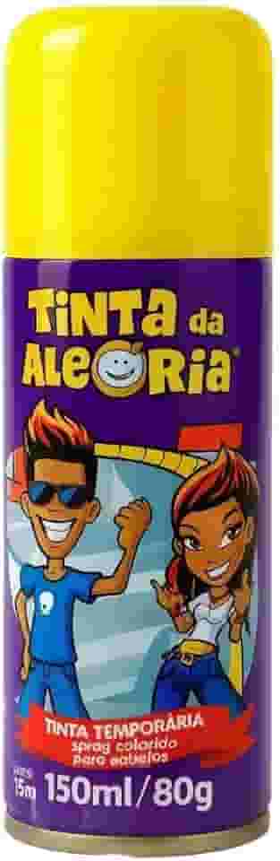 Tinta Spray Para Pintar Cabelo 120 Ml Para Festas E Comemorações (Amarelo)