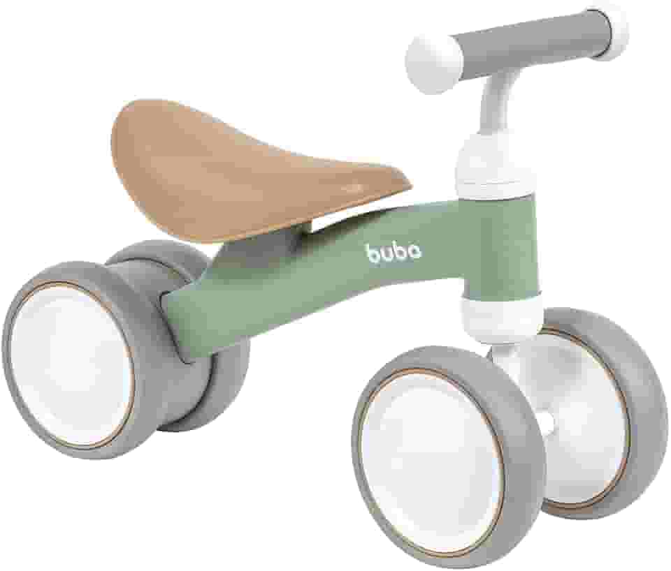 Bicicleta De Equilibrio Buba, Verde, 4 Rodas