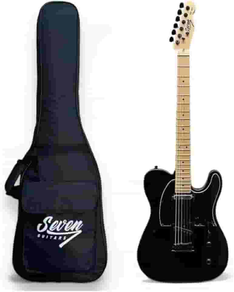 Guitarra Telecaster Seven Stc-307 Bk Preta C/Bag