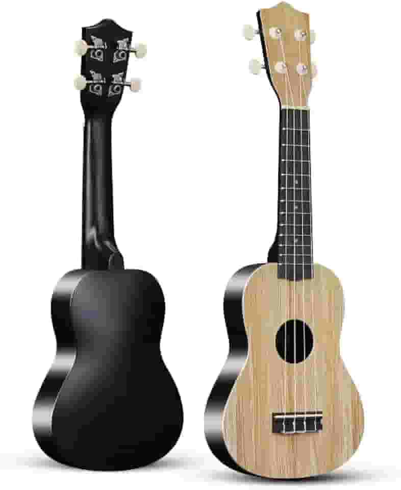 Ukulele Soprano para iniciantes kit de ukulele fosco de 53 cm com bolsa (madeira)