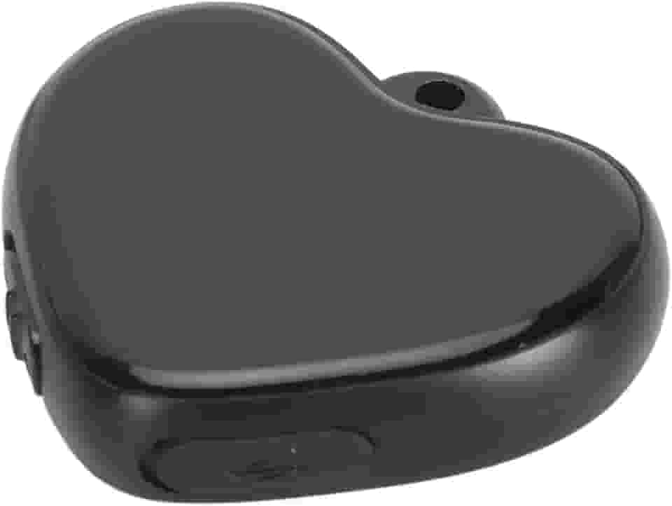 Gravador de Voz Digital Com Pingente de Coração, Mini Gravador Ativador de Voz Com Redução de Ruído Com até 100h de Memória de Armazenamento, Dispositivos de Gravação Portáteis