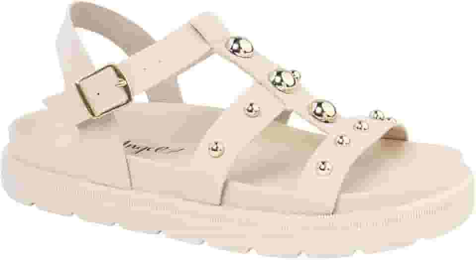 Sandália Feminina Papete Flatform Birk Tratorada com Bolinhas, Versátil e Confortável