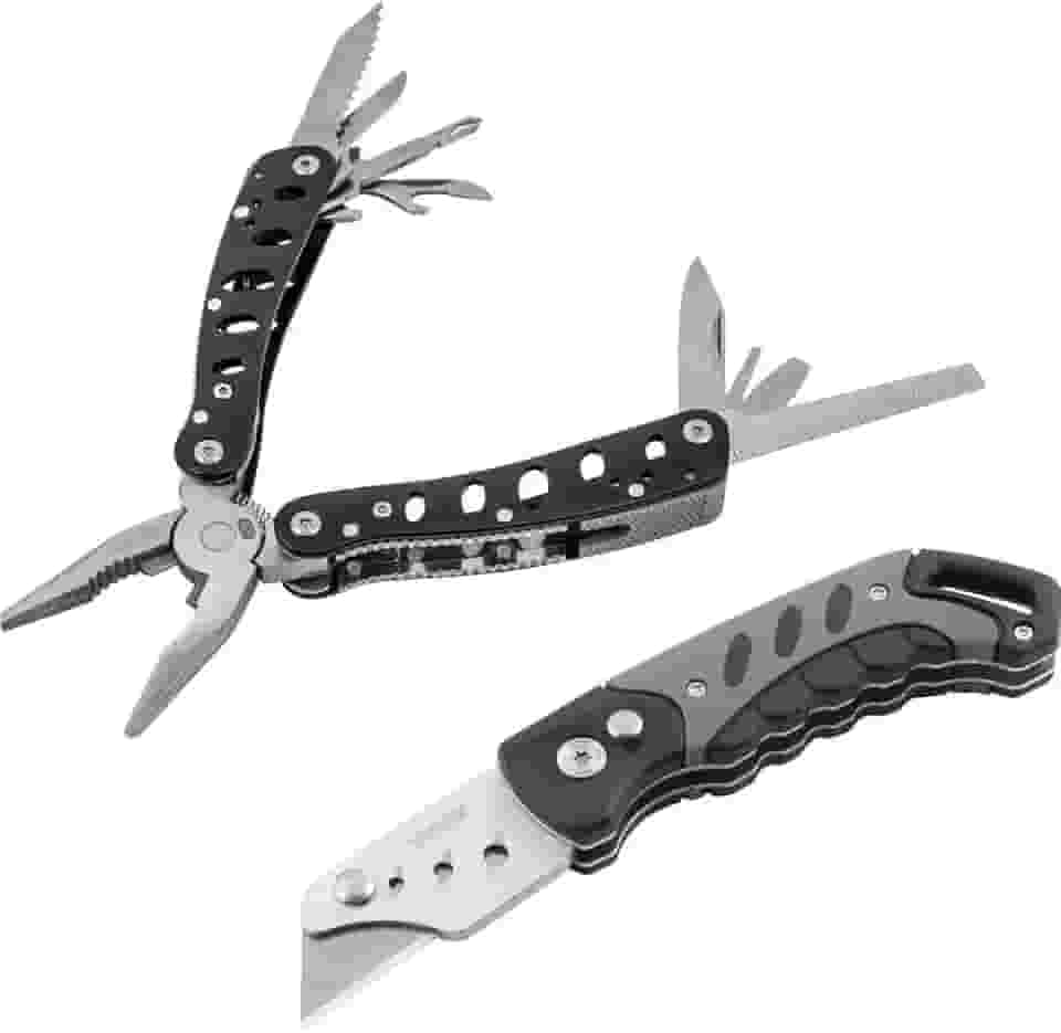 Alicate canivete e um estilete, jogo com 2 peças, VONDER