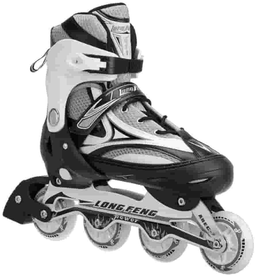 Patins In-line (em Linha) Semi Profissional Long Feng Ajustável Roller Abec 7