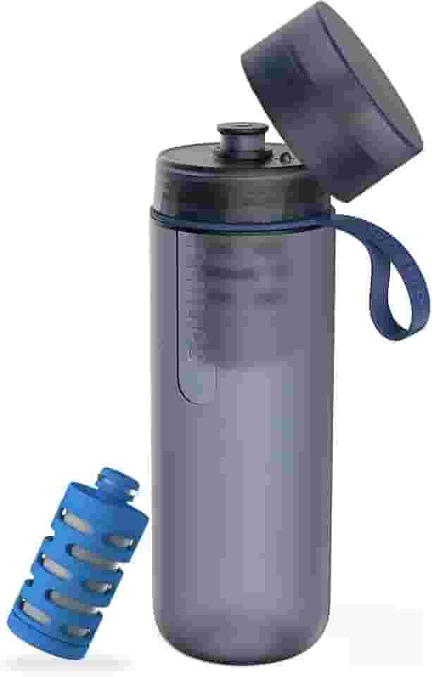 Philips Water GoZero Active Bottle, Squeeze Hydration Bottle, Filtering Water Bottle, Melhorando o sabor da água da torneira