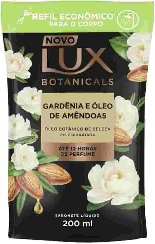 Sabonete Líquido Refil Gardênia e Óleo de Amêndoas 200Ml - Lux
