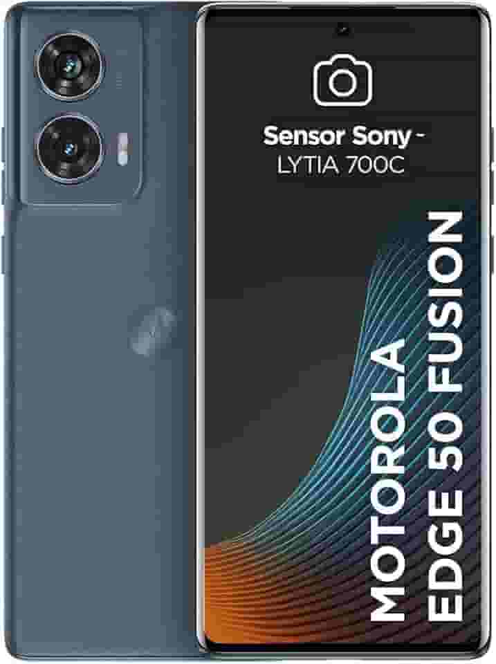 Smartphone Motorola Edge 50 Fusion 5G - 256GB 8GB RAM + 8GB RAM Boost 50MP Sony AI Camera IP68 NFC Blue Teal (Recondicionado)