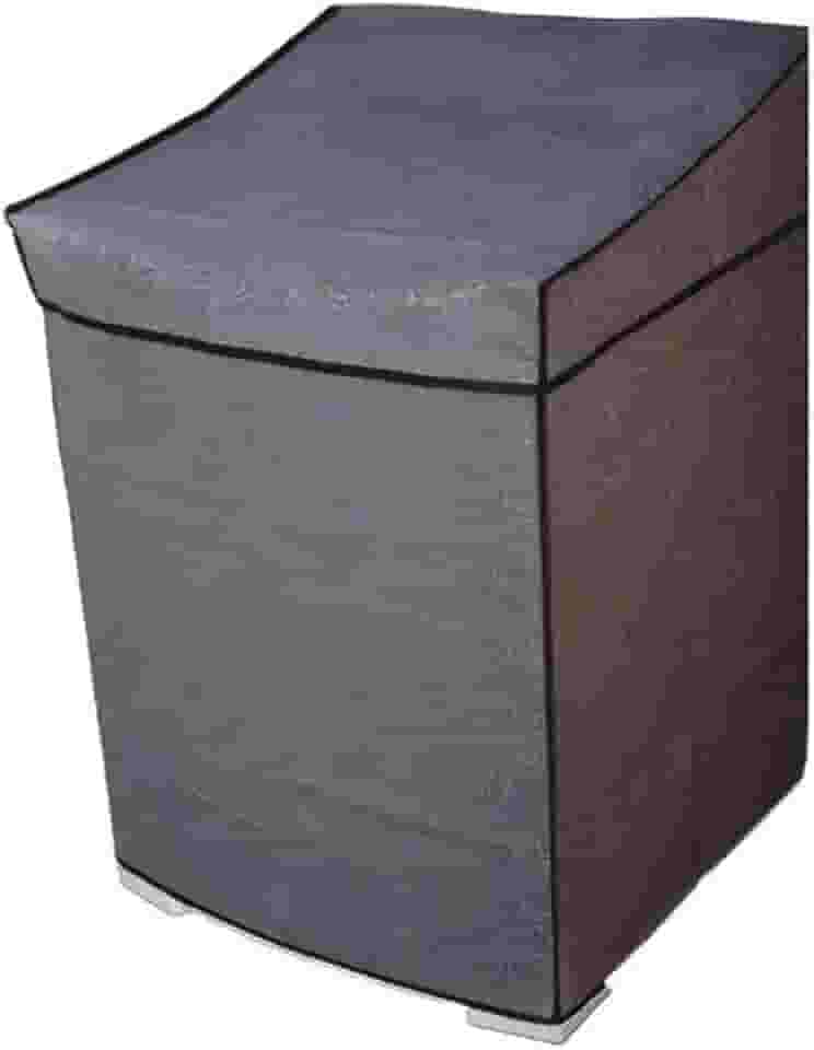 Capa Para Maquina De Lavar Brastemp Electrolux Consul Impermeável 11 A 14 kg (Cinza, G)