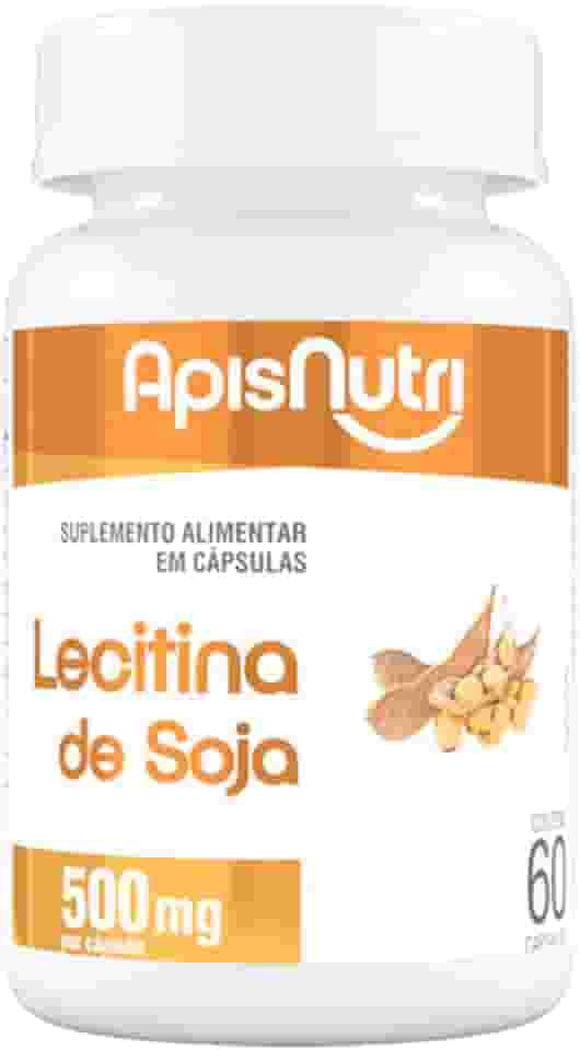 Lecitina de Soja 500mg (60caps), Apisnutri