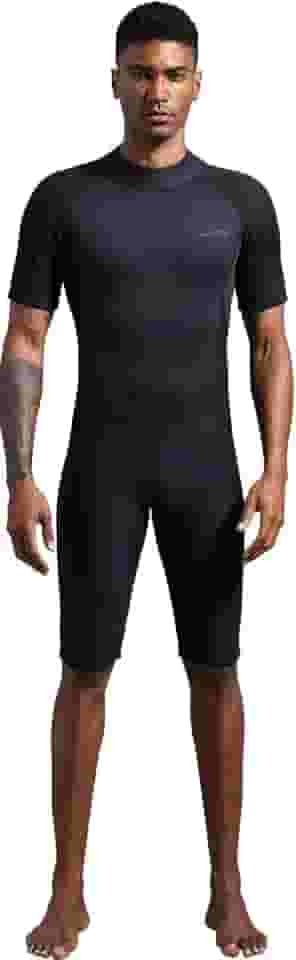 Dark Lightning Fatos de mergulho para homens e mulheres, roupa molhada para homens e mulheres, roupa molhada para água fria, roupa de mergulho de 3/2 mm para mergulho, surfe, snorkel, caiaque, esportes aquáticos