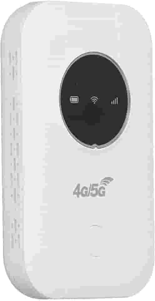 Hotspot WiFi Móvel 4G LTE, Dispositivo WiFi Portátil de 300 Mbps Com Slot para Cartão SIM, Modem 4G 5G Roteador Sem Fio Hotspot de Viagem para Câmera de Segurança de Acampamento