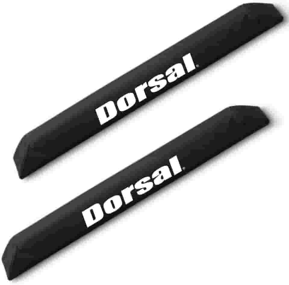 DORSAL Suporte de teto Aero Crossbar para carro, prancha de surfe, caiaque, SUP, snowboard, 71 cm de comprimento [par]