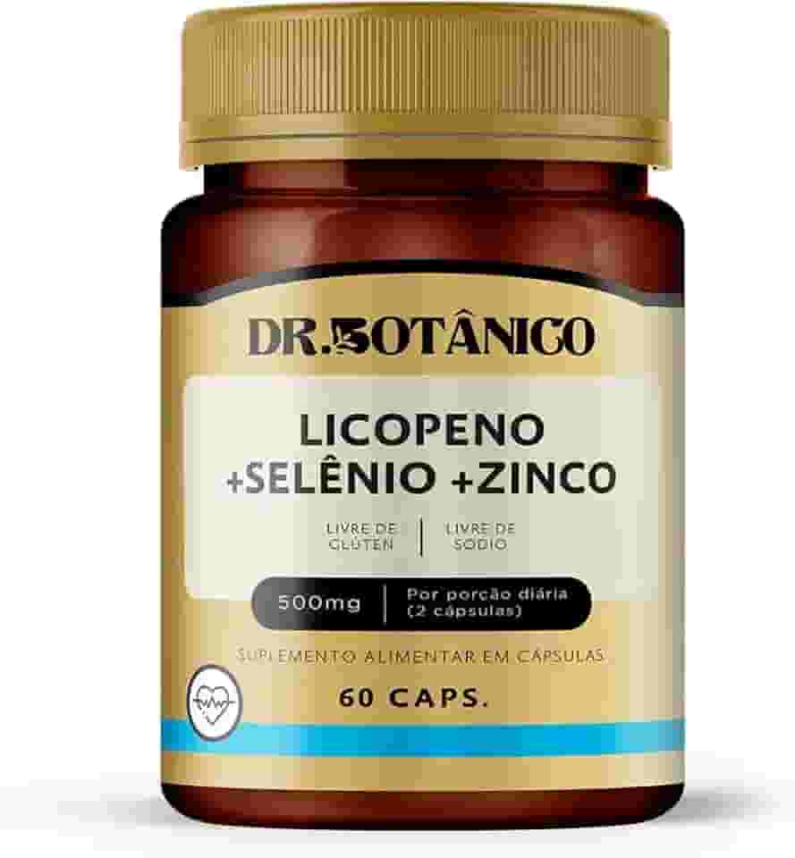 LICOPENO + SELENIO + ZINCO 500MG 60 CAPSULAS DR. BOTANICO